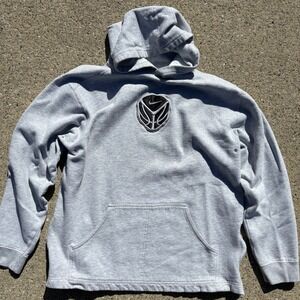 Nike Kids Gray‎ Basketball Logo Pullover Hoodie Sweatshirt